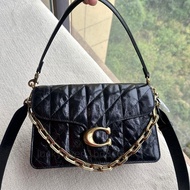 COACH CAF55 新款Chain Tabby 絎縫鏈條單肩手袋
