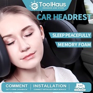 Car Seat Headrest Neck Seat Pillow Adjustable Cushion Memory Foam Auto Car Travel Rest Pillow Sleep 