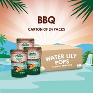 ZENKO Superfoods - Water Lily Pops - BBQ 24 Packs (Healthy Snack, Halal)