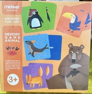 Mideer 動物記憶配對遊戲卡