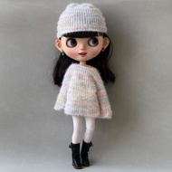 Small Cloth blythe Doll Clothes ob24 azone19 Joint Body pp fr Barcobie ob27 Sweater