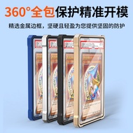 P PSA/CGC Grading Card Protective Case Gradient Pokémon 130 Card Score Card Brick Metal Display Box 