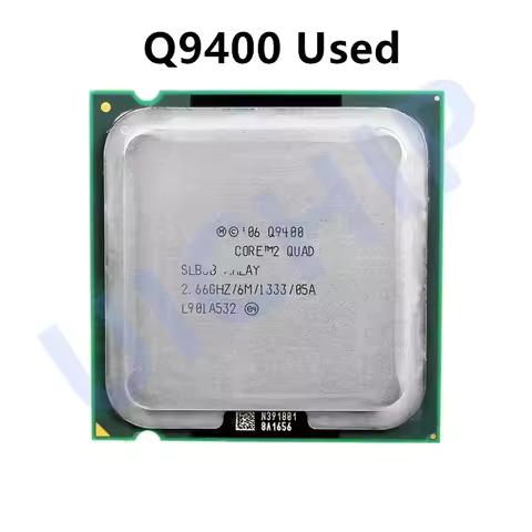 100% Original Core 2 Quad Q9400 CPU Processor (6M, 2.66GHz, 1333MHz) LGA775