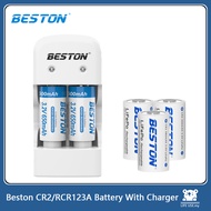 Beston 3V CR2 or 3.2V RCR123A/16340 battery charging adapter 3.6V rechargeable lithium battery charg