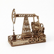 [lzdjlmy1zs] Children 3D Puzzle 3D Wooden Puzzle Model Kit Moving Oil Mechanism Wood Puzzle 3D Deskt