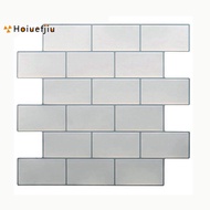 Home Decor Self Adhesive Wallpaper 3D Peel and Stick Square Wall Tiles for Kitchen and Bathroom