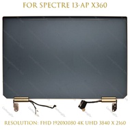 สำหรับ HP Spectre X360ชุด13-AP 13.3 ''FHD UHD 4K หน้าจอสัมผัสจอแสดงผล IPS และ LCD ประกอบเต็มรูปแบบ B133HAN05.7 TPN-Q212 R0 M133NVF3