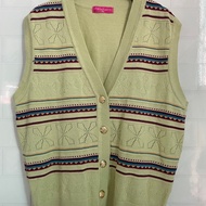 (2 Hand Japanese) Knitted cardigan with buttons