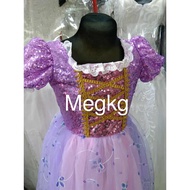 Rapunzel Costume Tangled Dress for Girl/ Halloween Costume/ Cosplay