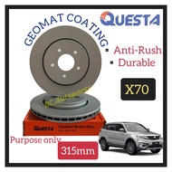 QUESTA FRONT BRAKE DISC ROTOR PROTON X70 ( 315MM 2PCS )