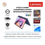Lenovo IdeaPad Flex 5 14ABR8 82XX00HSMJ 14" Laptop (Ryzen 5 5625U, 16GB, 512GB, AMD Radeon, W11H, Of
