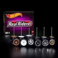 Hobby Store bánh xe mô hình Hot Wheels RLC Exclusive Real Riders Wheels Pack Set 2
