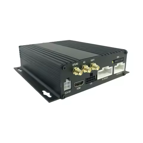 6 Channel Truck Bus Car AHD 1080P Double SD Card Mobile DVR With 4G GPS WIFI