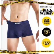 ICOMBAT Seamless bamboo fiber men's boxer briefs, bamboo thigh briefs, super cool, antibacterial and