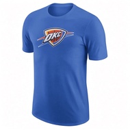 NBA OKC Thunder Oklahoma City Thunder Primary Logo Basketball Shirt
