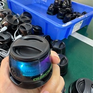 Mobile Phone Suction Cup Bluetooth Small Speaker Portable Mini Subwoofer Luminous Small Steel Cannon