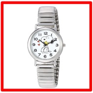 【Direct from Japan】Citizen Q&amp;Q Watch Snoopy Waterproof Metal Band Women's Wristwatch P001-214 White