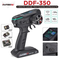 DUMBORC DDF-350 Transmitter with Receiver 2.4G 10CH Digital Radio Remote Controller for RC Car Boat 