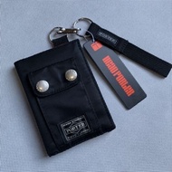 日系新款吉田porter尼龍短款錢包卡包硬幣包男款2折多卡位