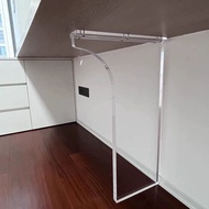 Transparent Transparent Flat Arc-Shaped Acrylic 7-Shaped Table Leg Bracket Cylindrical Customized Di