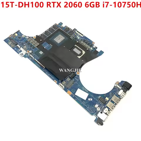 LA-J662P For HP 15T-DH100 15-DH Laptop Motherboard M01318-601 DSC RTX 2060 6GB i7-10750H WIN 100% Wo