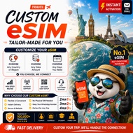 【AE】eSIM Global eSIM Customization Country Days Data Singapore Thailand Vietnam  Indonesia China and