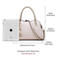 Foxer Women Leather Handbag Top Handle Bag