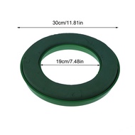 1Pc Round Wreath Base Floral Foam Rings Foam Floral Wreath Flower Arrangements Blocks Hoop Ring Wedd