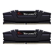 16GB (8GBx2) DDR4 3200MHz RAM (หน่วยความจำ) G.SKILL RIPJAWS V (BLACK) (F4-3200C16D-16GVKB) // แรมสำหรับคอมพิวเตอร์ PC