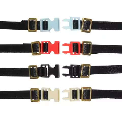 5Pcs RC Crawler Luggage Rope -Roof Rack Tie Down Straps with Buckle Fit 1/10 1/8 TRX4 TRX6 SCX10 Wra