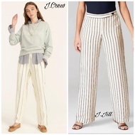 J.Jill and J.Crew Wide Leg Stripe Pants