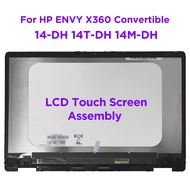 14.0" LCD Touch Screen Digitizer Assembly For HP Pavilion x360 Convertible 14-dh 14M-dh00 14T-dh100 With Frame FHD LED Display