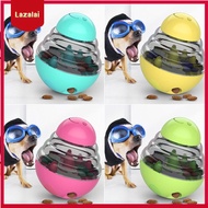 【A Happy】 LAZALAI Tumbler Design Pet Slow Feeder Ball Double Holes ABS Interactive Dog Toys Fun Tran
