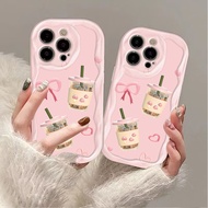 Milk tea case Realme Note50 C55 C65 C15 C51 C53 C20 C35 C61 C25 C21 C12 C11 NarzoN50 Protective Curv