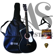Gitar Akustik Yamaha G225 Hitam Paket Lengkap Murah