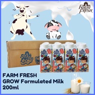 Susu Farm Fresh UHT Milk 200ml 1 KARTON Susu Segar Farm Fresh UHT /Farm Fresh GROW