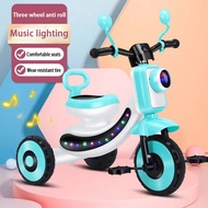 【Cloudy】Children's bicycles with music and lighting Available Bike For Kids Girl Boy Baby Bike COD toy Tricycle car 1 to 5 years old COD