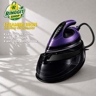 Ringgit Shop High Pressure Steam Iron Steamer  1.3L Upgrade No Burn Technology Water Tank Seterika B