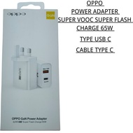 Oppo 65w GaN Charger Super Dart Charge Adapter With Type-C PD Cable