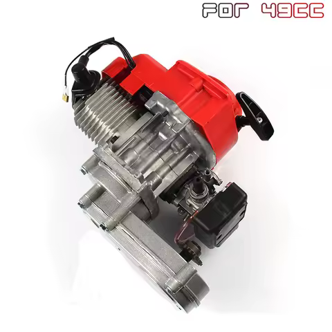 49CC 2 Stroke Motor Engine with T8F 14t Gear Box Easy to Start Pocket Bike Mini Dirt Bike Engine DIY