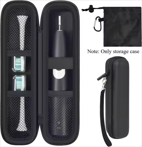 （CASE ONLY)Toothbrush Travel Hard Case Compatible with Oral-B Pro 1000, 2000, 3000, 3500, 1500/ for 