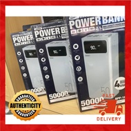 Original REMAX Powerbank RPP-162 Mengine Series 4 USB Ports 50000 mAh / RPP-185 50000 mAh High Capac