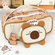 Cute Pencil Case 3D Capybara Cute Large Capacity Pen Holder