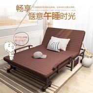 Folding Bed Single Bed Foldable Siesta Appliance Portable Lying Chair Noon Break Bed Lazy Sofa Bed Folding Chair