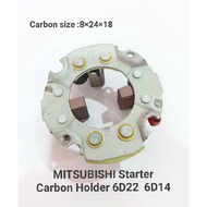 BH-503-SC MITSUBISHI T850 6D22 6D14 Starter Carbon Brush Holder/ Starter Holder  Carbon Size :8×24×1