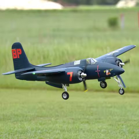 FMS RC Plane 1700mm F7F Tigercat Large-scale Fixed-Wing Aircraft Model WWⅡ Propeller Airplane Assemb