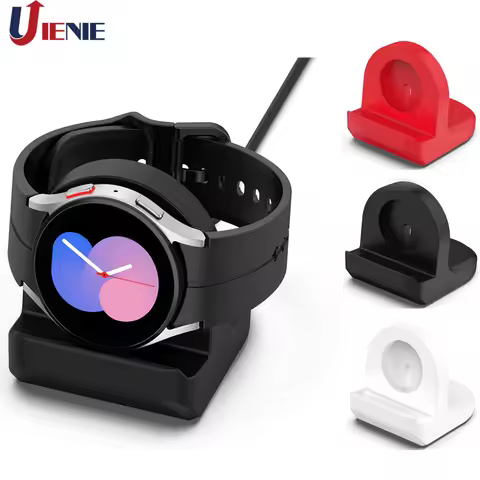 Silicone Charge Stand Holder for Samsung Galaxy Watch 5 6/ Watch5 Pro/6 Classic Smart Watch Charger 