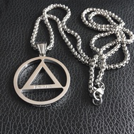 Eminem Eminem Eminem Same Style Audio-Technica Pendant Trendy Male Hip-Hop Rap Necklace Titanium Ste