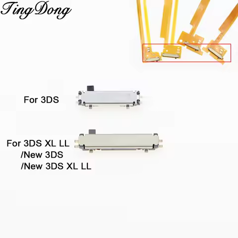 2pcs Speaker slide switch For 3DS 3DS XL New 3DS New 3DS XL Console Speaker Flex Cable adjustment sw