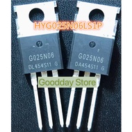 ทรานซิสเตอร์ภาคสนาม G025N06ใหม่เอี่ยมไฟ HYG025N06 145V/160A MOS 5ชิ้นของแท้ HYG025N06LS1P ทรานซิสเตอ